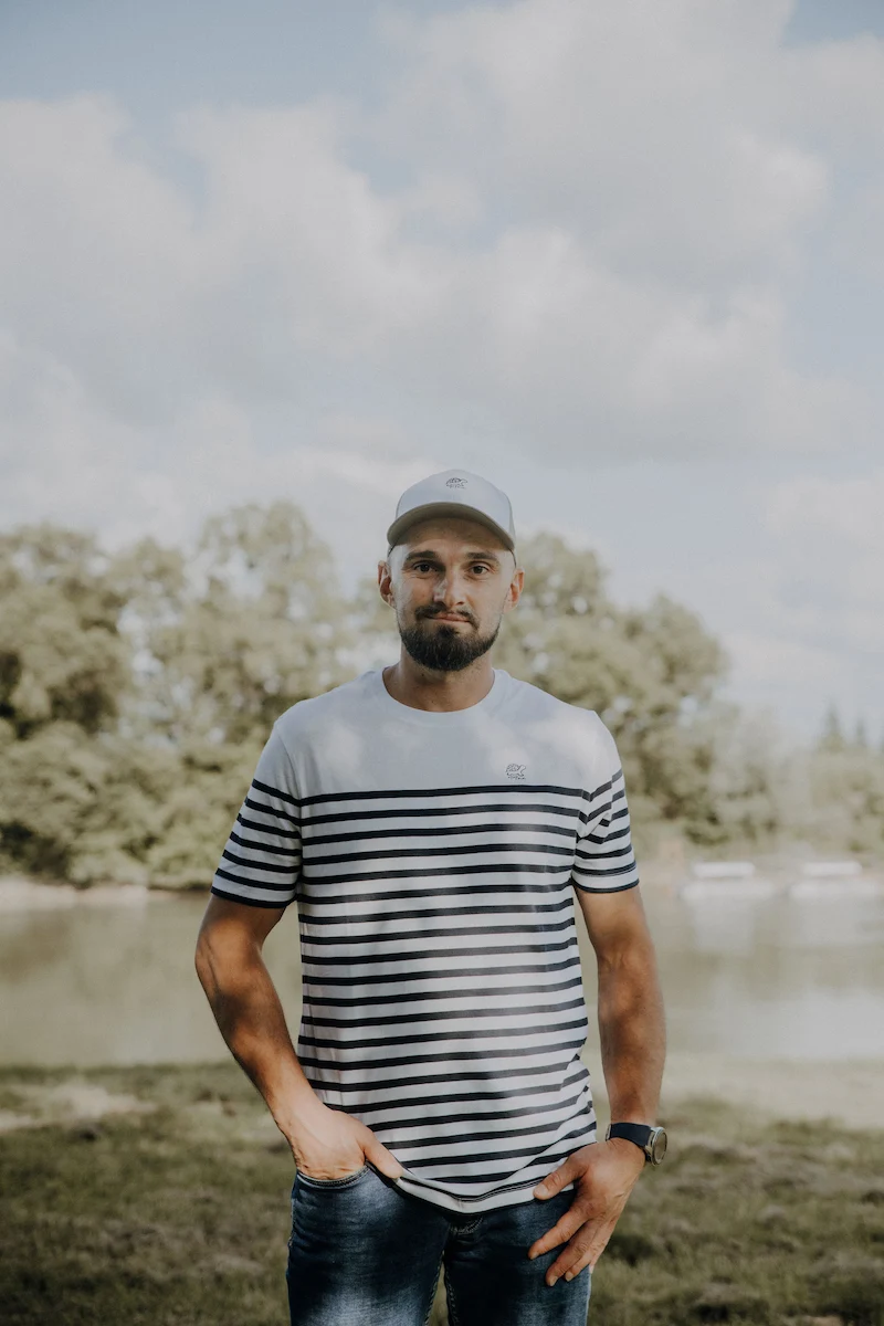 T-Shirt Marinière Homme blanche TT'ma